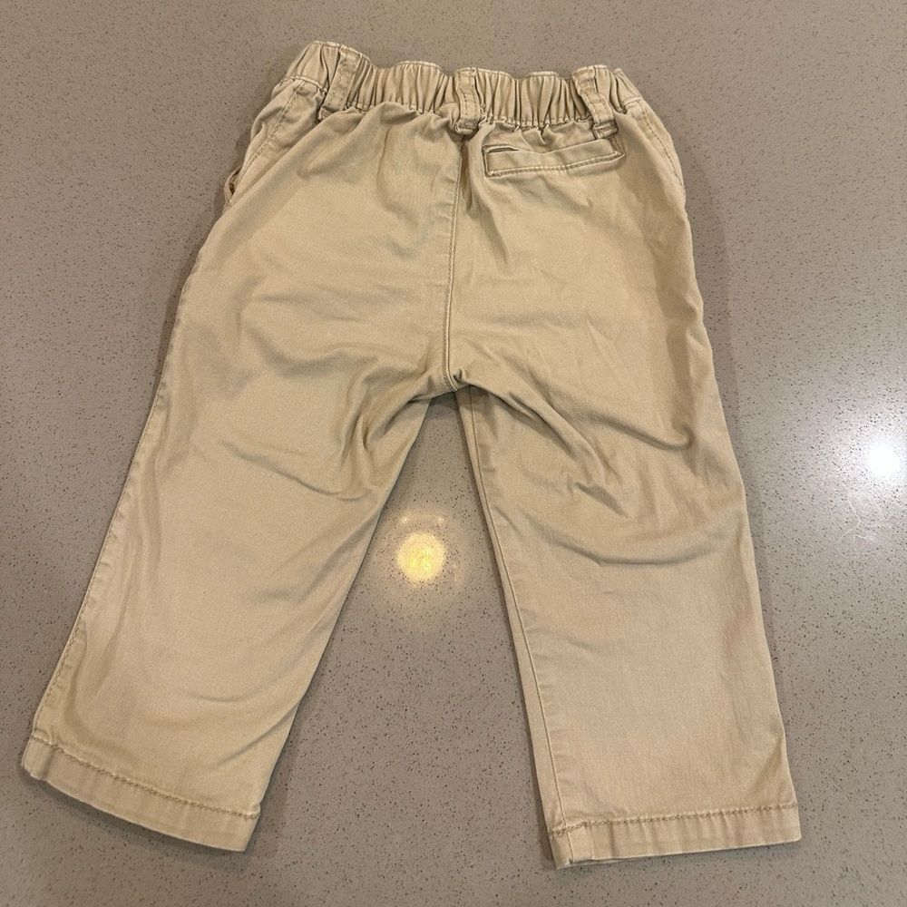 Gap babyGap Boy Khaki Long Pants Size 12-18 Months - Picture 2 of 4